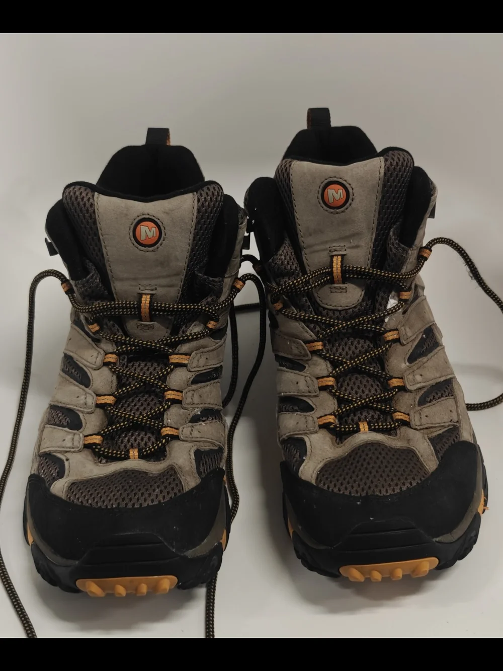 Merrell Moab 2 Mid Ventilator Hiking Boots Men’s Size 14 Walnut Brown Trail Shoe